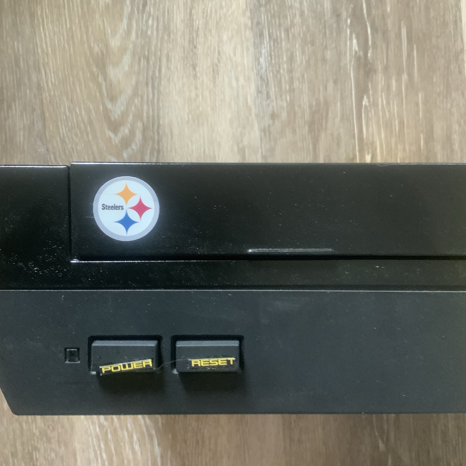 NES Console Only Untested NFL Custom Pittsburgh Steelers Design Black Yellow
