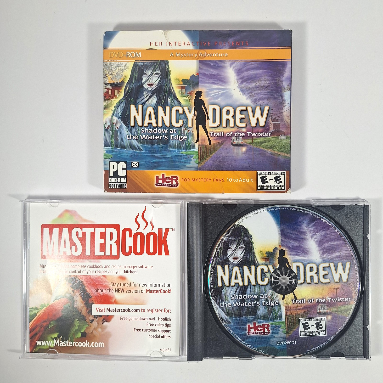 Nancy Drew PC Games Lot Collector’s Edition Tin, Triple Threat 1 and 2, Ultimate
