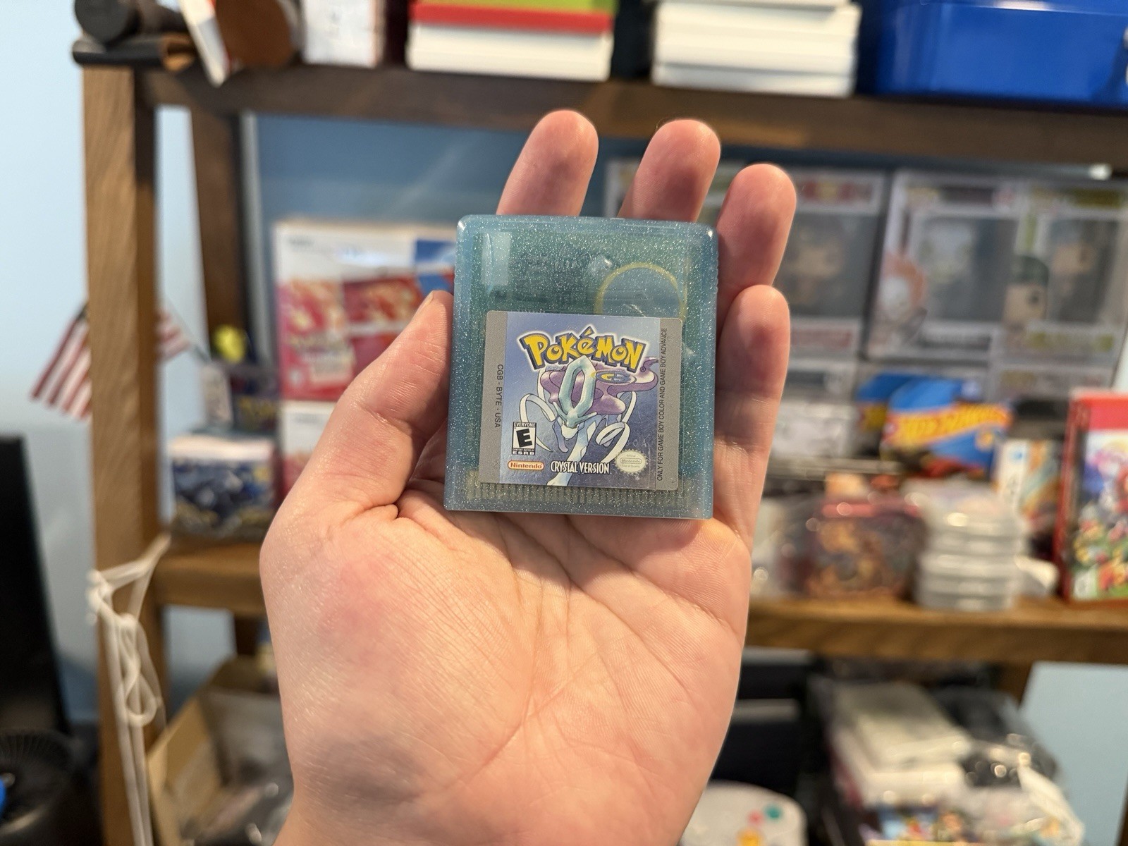 Pokemon Crystal Version Nintendo Gameboy Color Tested AUTHENTIC Cartridge