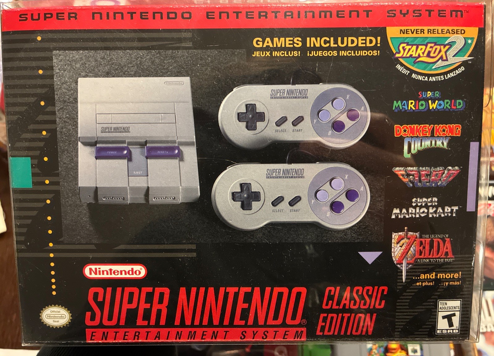 SNES Super Nintendo Classic Edition Mini Console BRAND NEW SEALED Box Protector