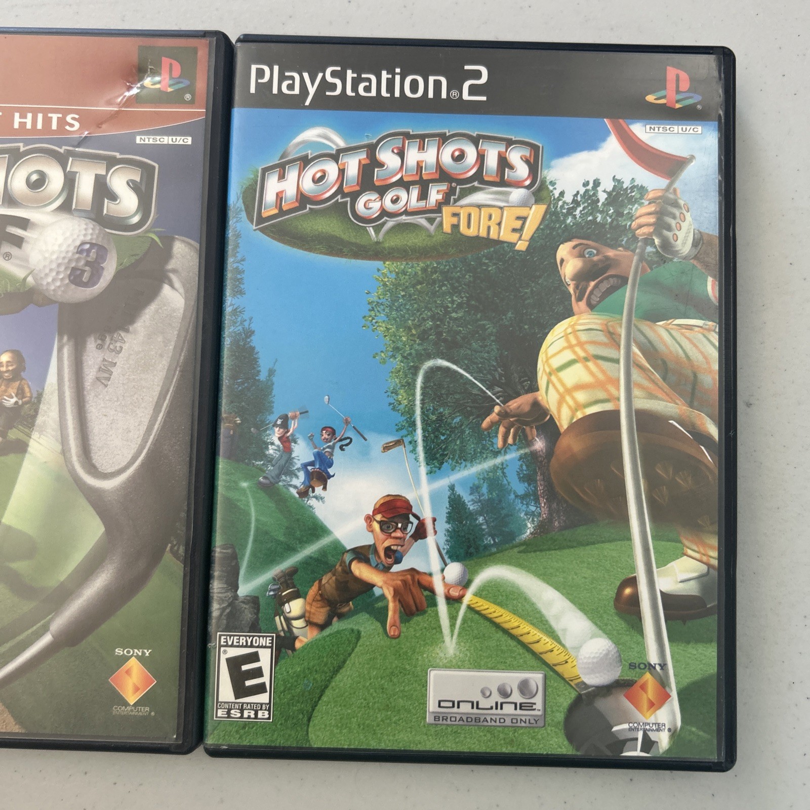 Hot Shots Golf 3 & Fore PS2 Game Bundle Sony PlayStation 2 Tested Works
