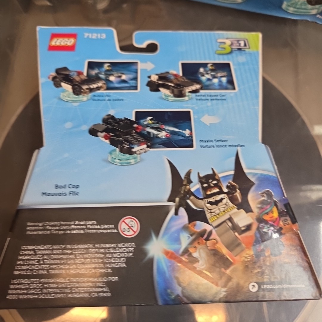 2 Lego Dimensions Lego Movie Bad Cop Fun Pack 62 Pcs Fun Pack 71213 NIB