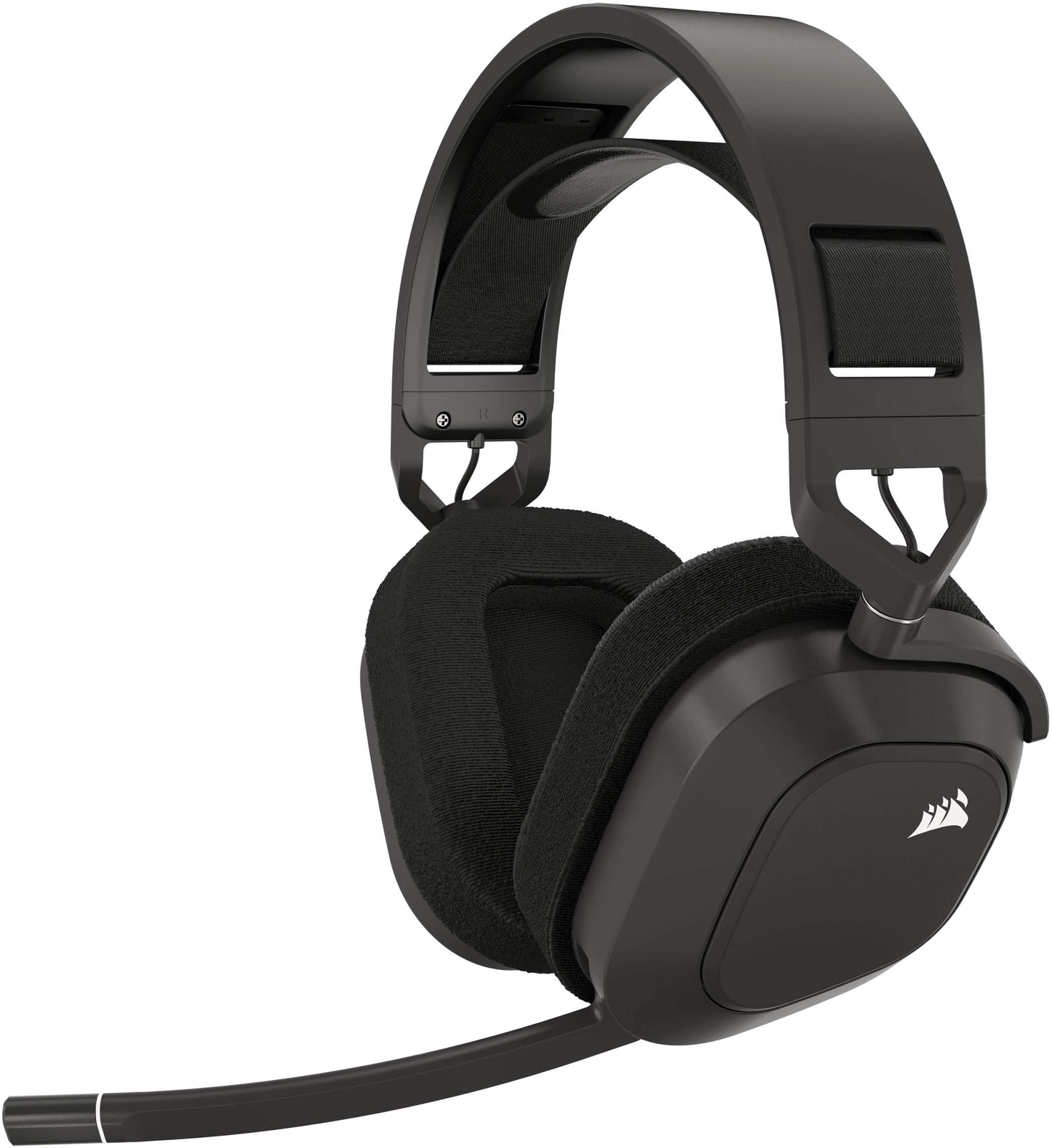 CORSAIR – HS80 MAX Wireless Gaming Headset for PC, PS5, PS4 – Steel Gray