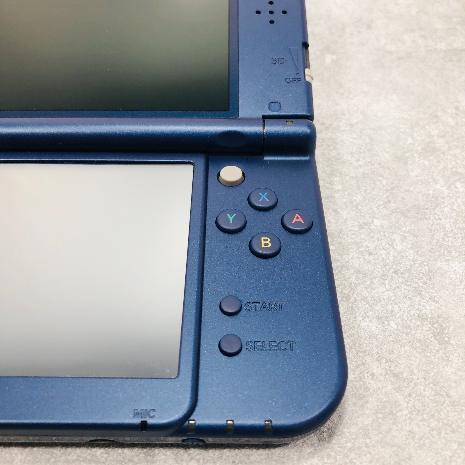 [EX+5] New Nintendo 3DS LL XL Metallic Blue Japan Tested NTSC-J 26-06-108