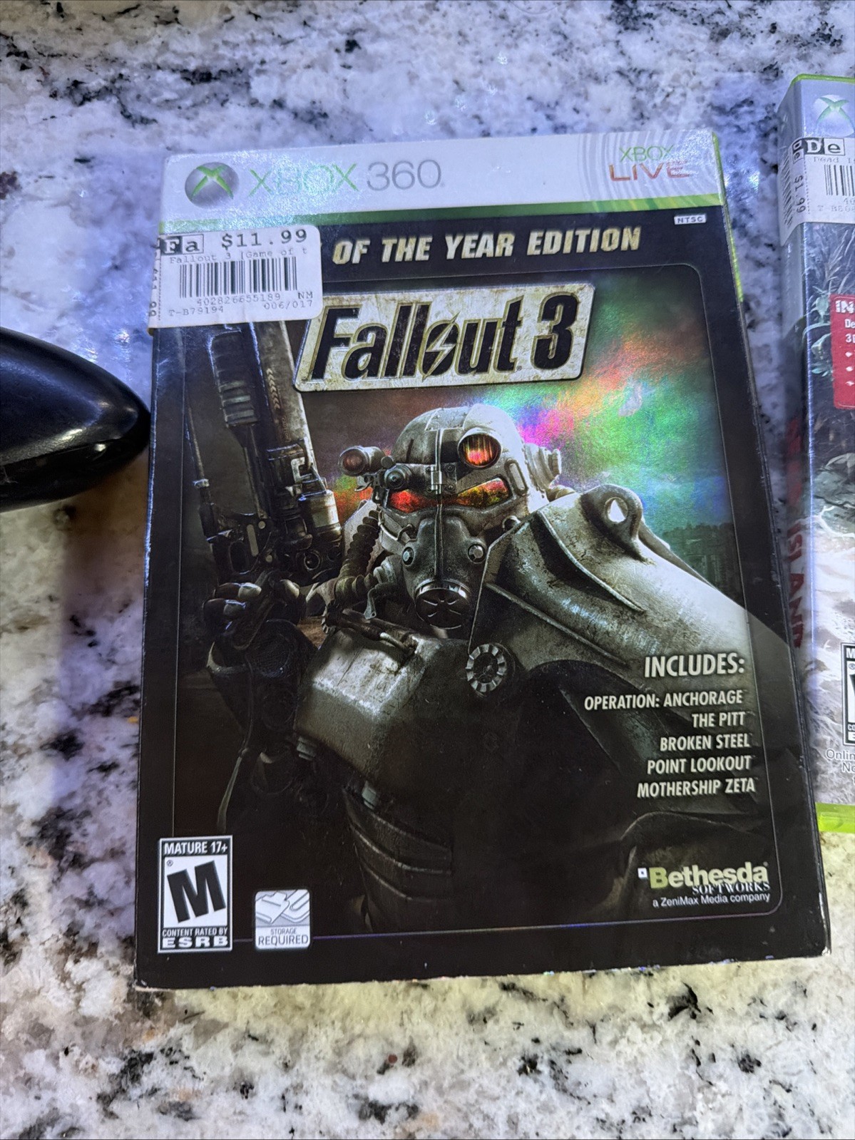 Microsoft Xbox 360 Console Bundle 2 Games Dead Island Fallout 3 Tested And Works