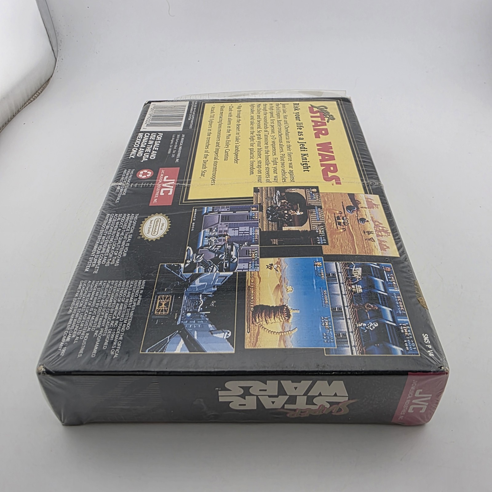 Super Star Wars – Box With Reg Card Poster Shrink Wrap Super Nintendo (No Game)