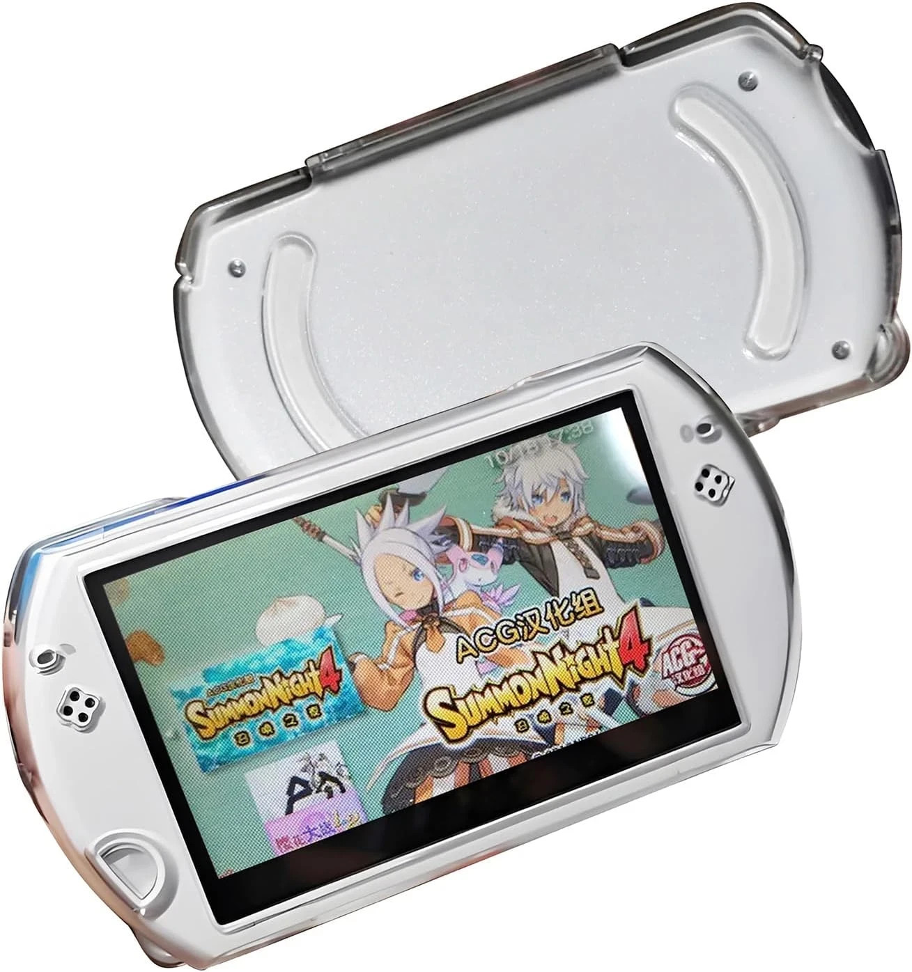 OSTENT Protector Clear Crystal Hard Case Cover Skin for Sony PSP Go