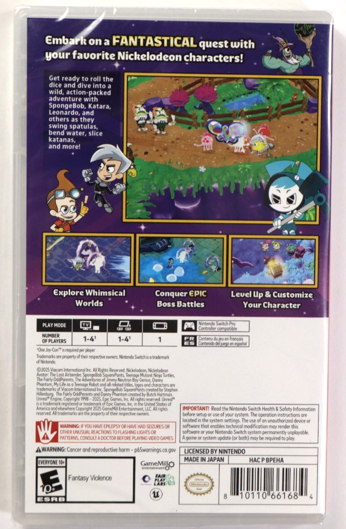 Nicktoons & The Dice Of Destiny – Nintendo Switch