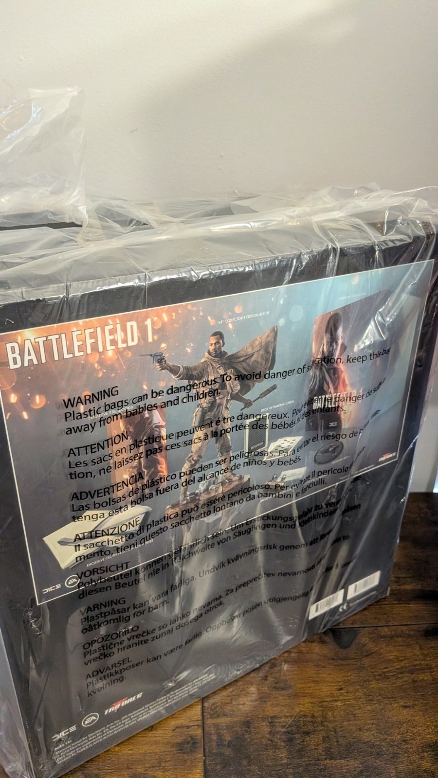 Battlefield 1 Statue Exclusive Collectors Edition Game not included New Unopened