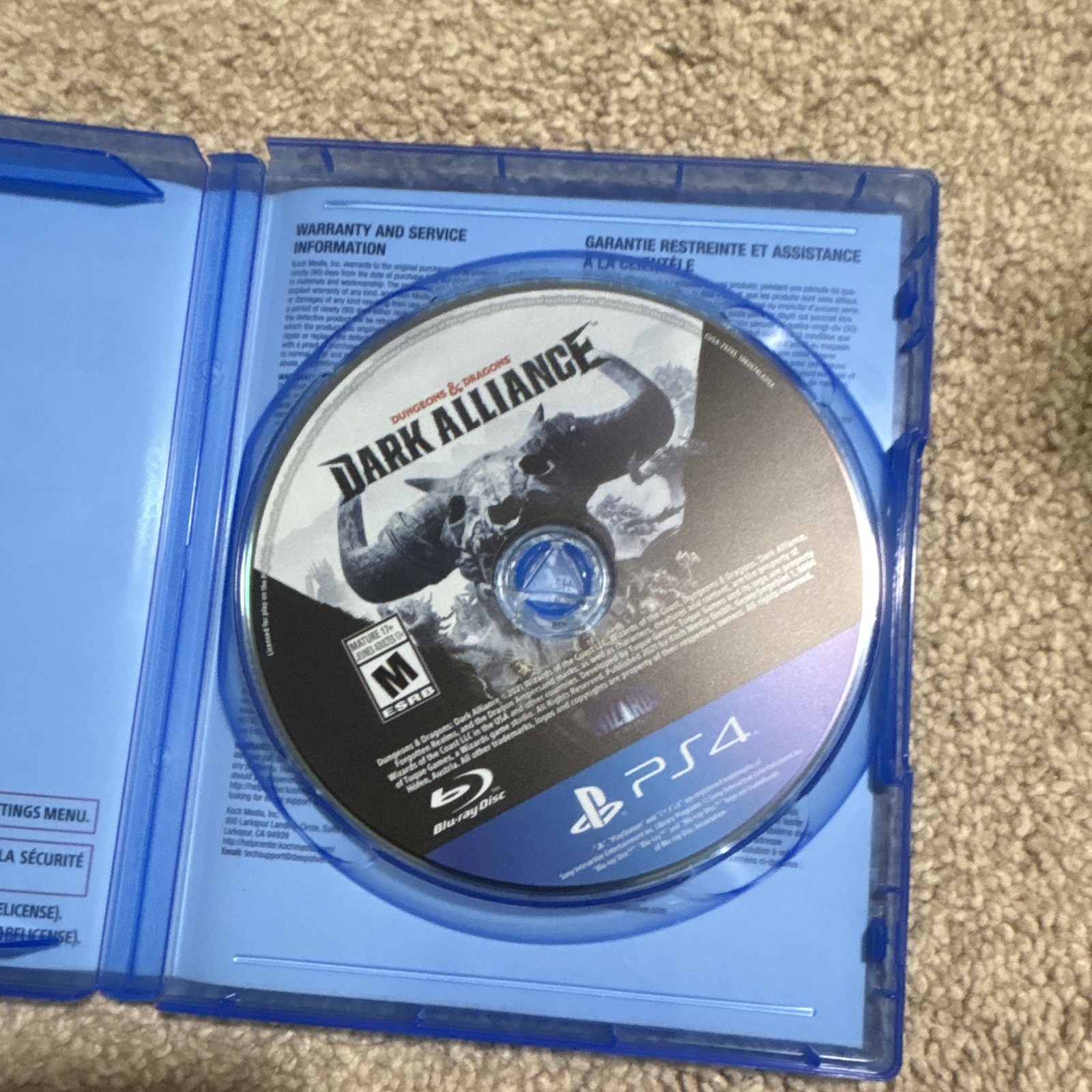 Dungeons & Dragons Dark Alliance PS4 M NTSC 2021 PS5 Upgrade Available