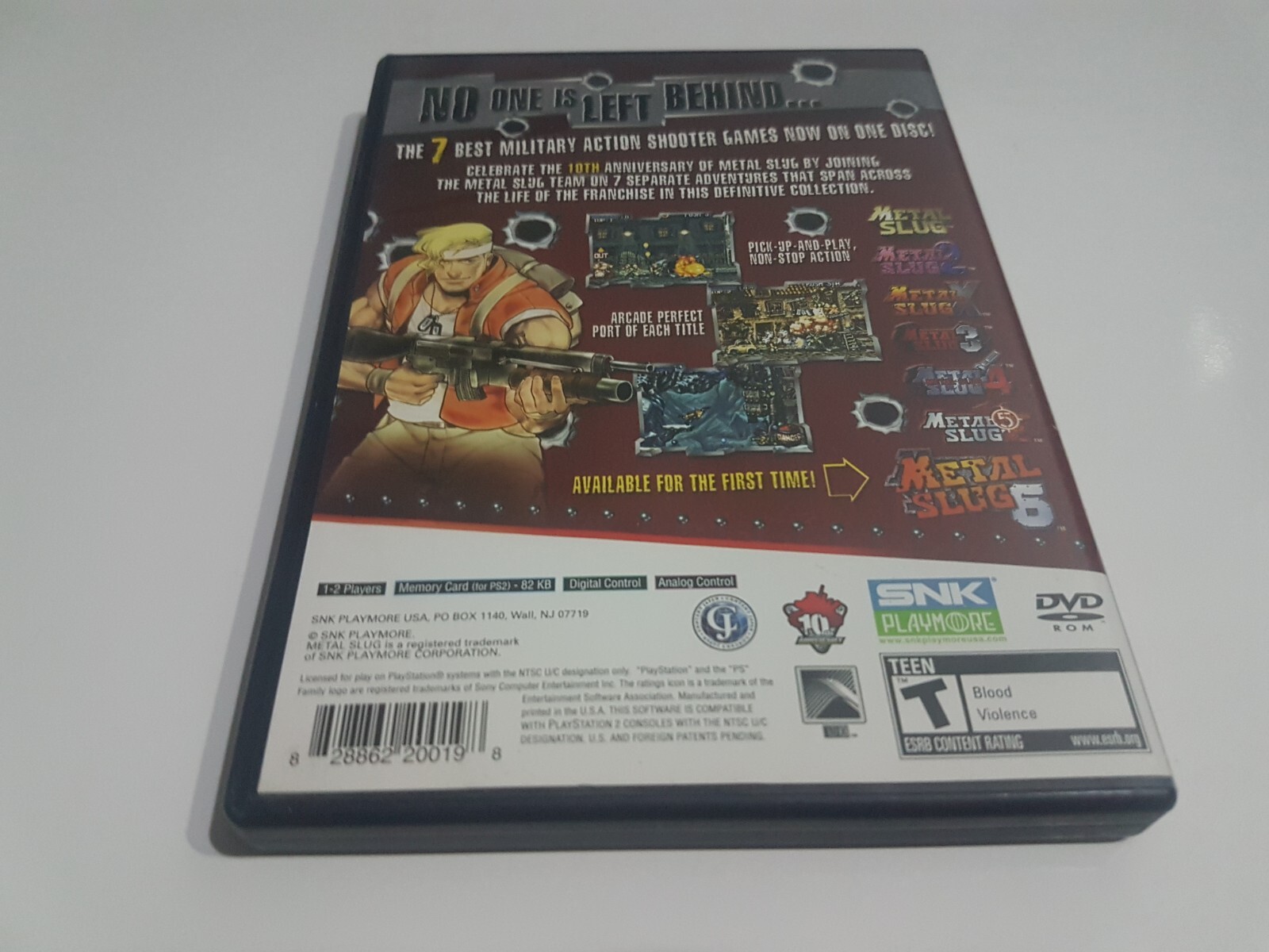 Metal Slug Anthology [PS2] [PlayStation 2] [2007] [No Manual!]
