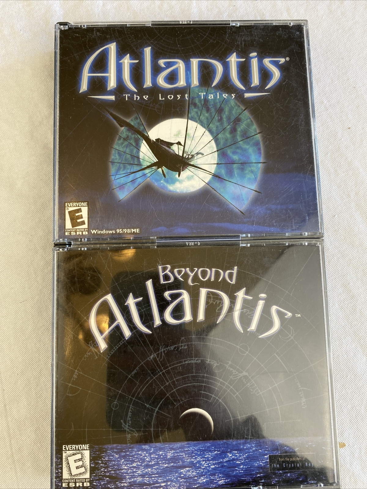 Beyond Atlantis & The Lost Tales PC CD-ROM 4-disc DreamCatcher Cryo