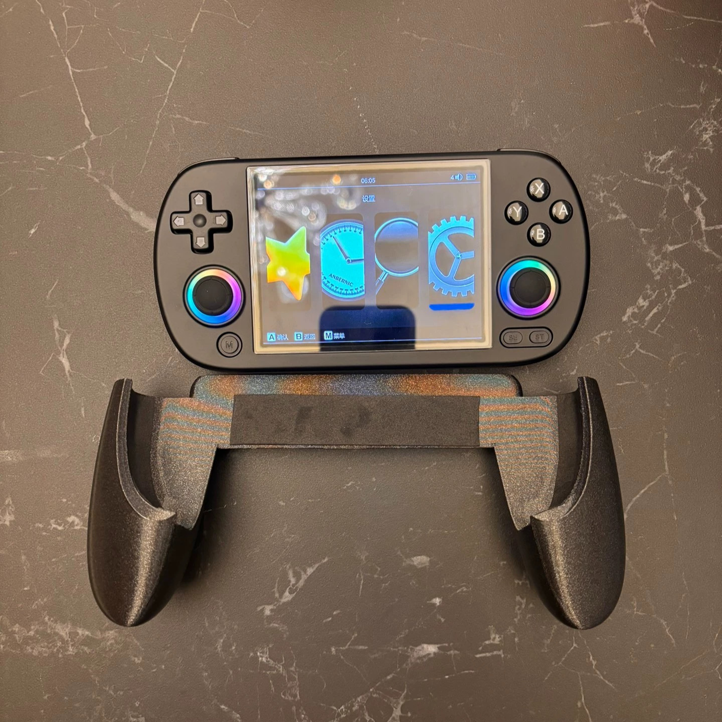 3D Printed Handhold Controller Holder Display Grip Handle For Anbernic RG40XX H
