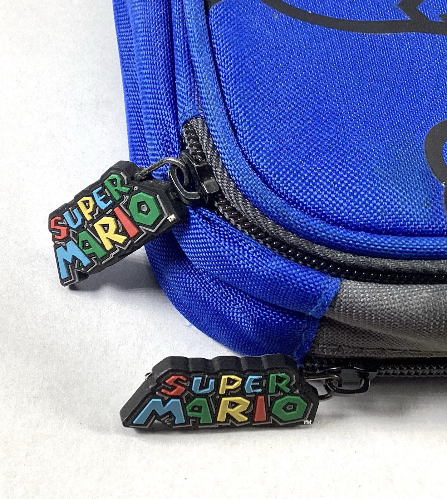 Nintendo Game Boy 3DS Super Mario Blue Travel Carry Case with Strap