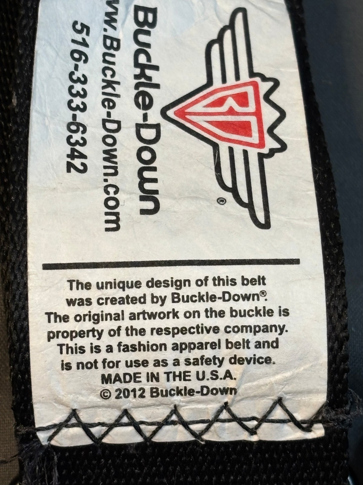 28″ Buckle-Down GEARS OF WAR JUDGEMENT Seat Belt Buckle 2012 2013