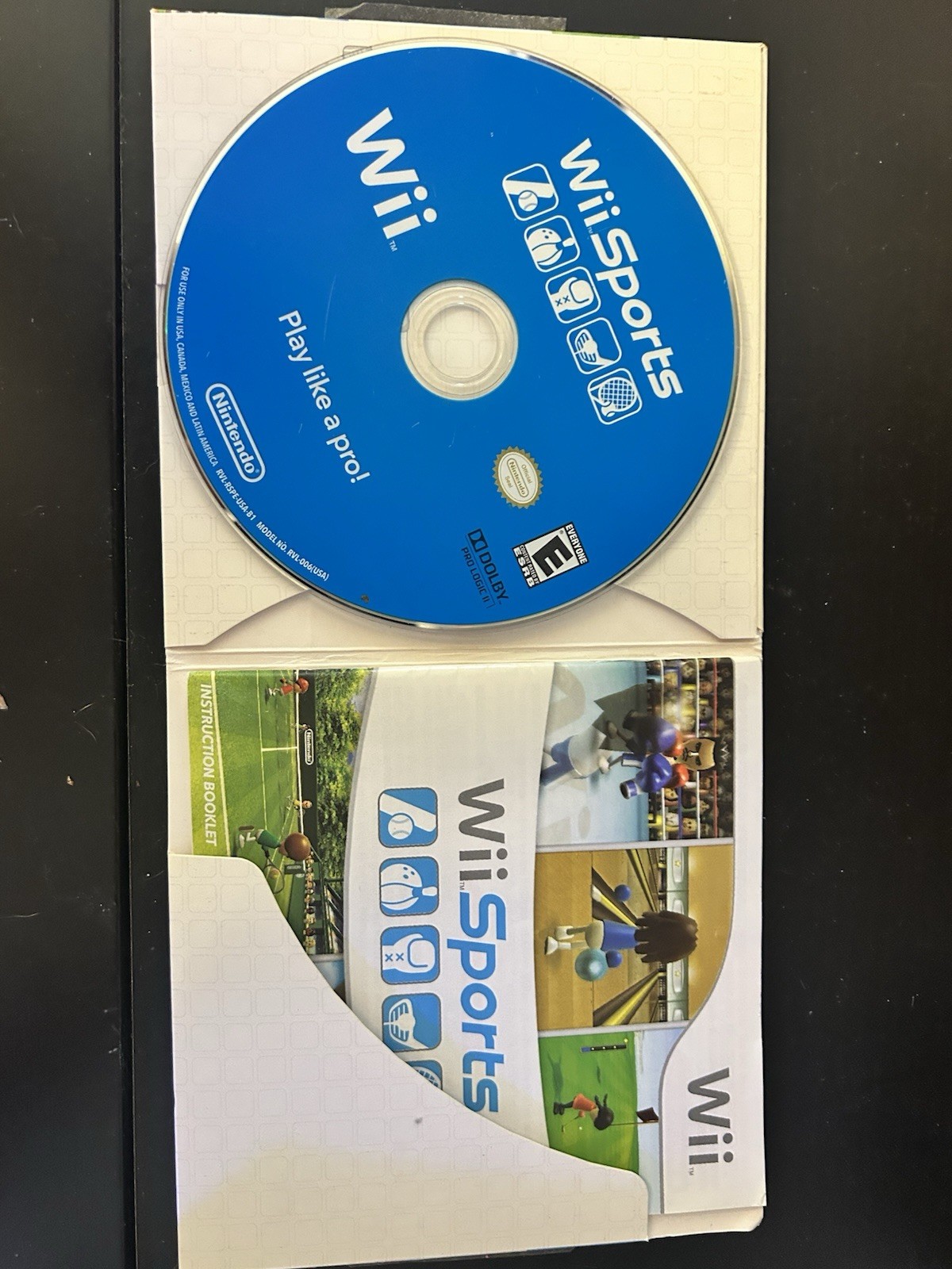 Nintendo Wii Sports for Nintendo Wii w/ Manual Included, E, Bowling Boxing Golf