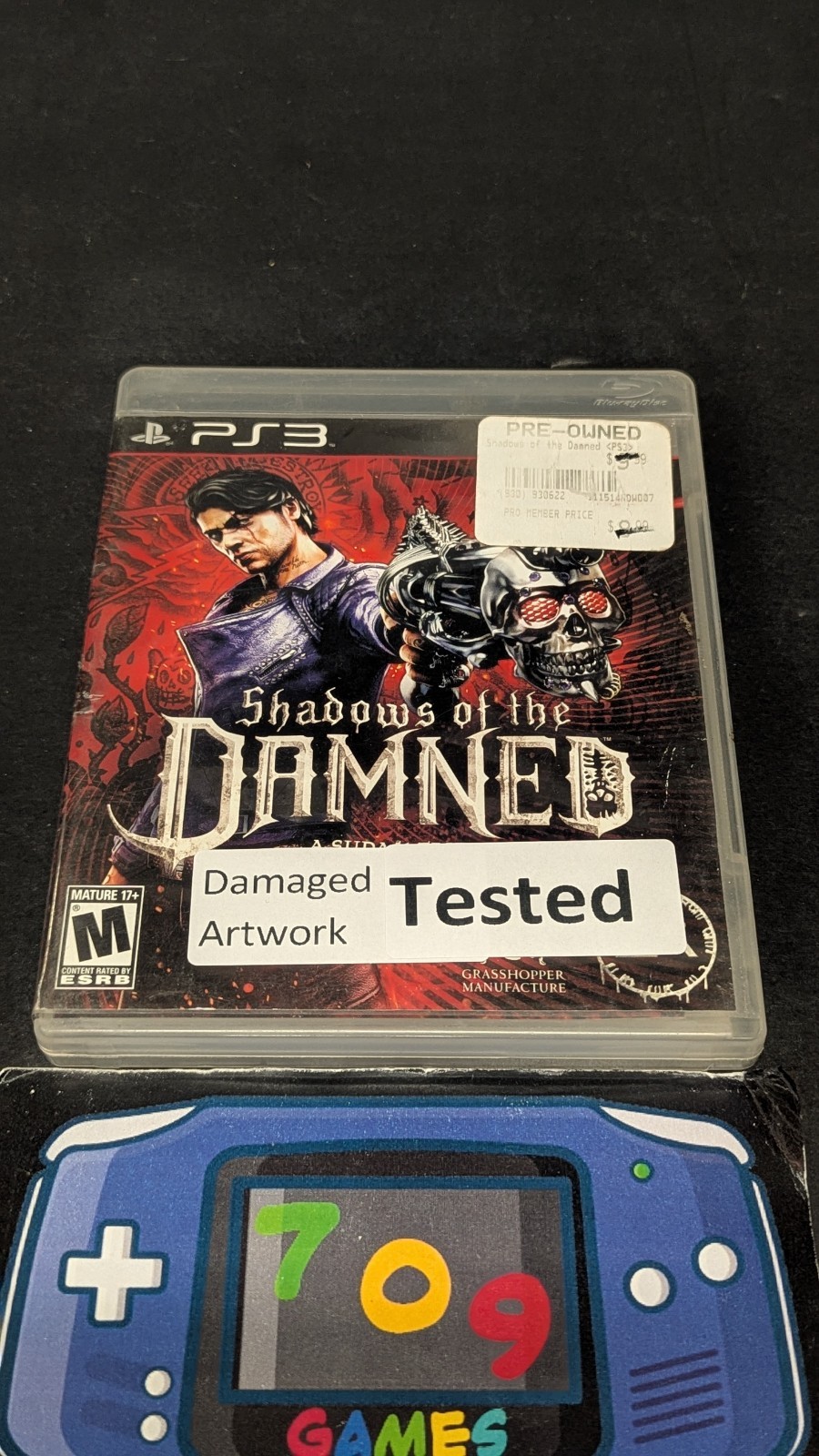 Shadows of the Damned (Sony PlayStation 3, 2011) PS3 *Damaged Artwork
