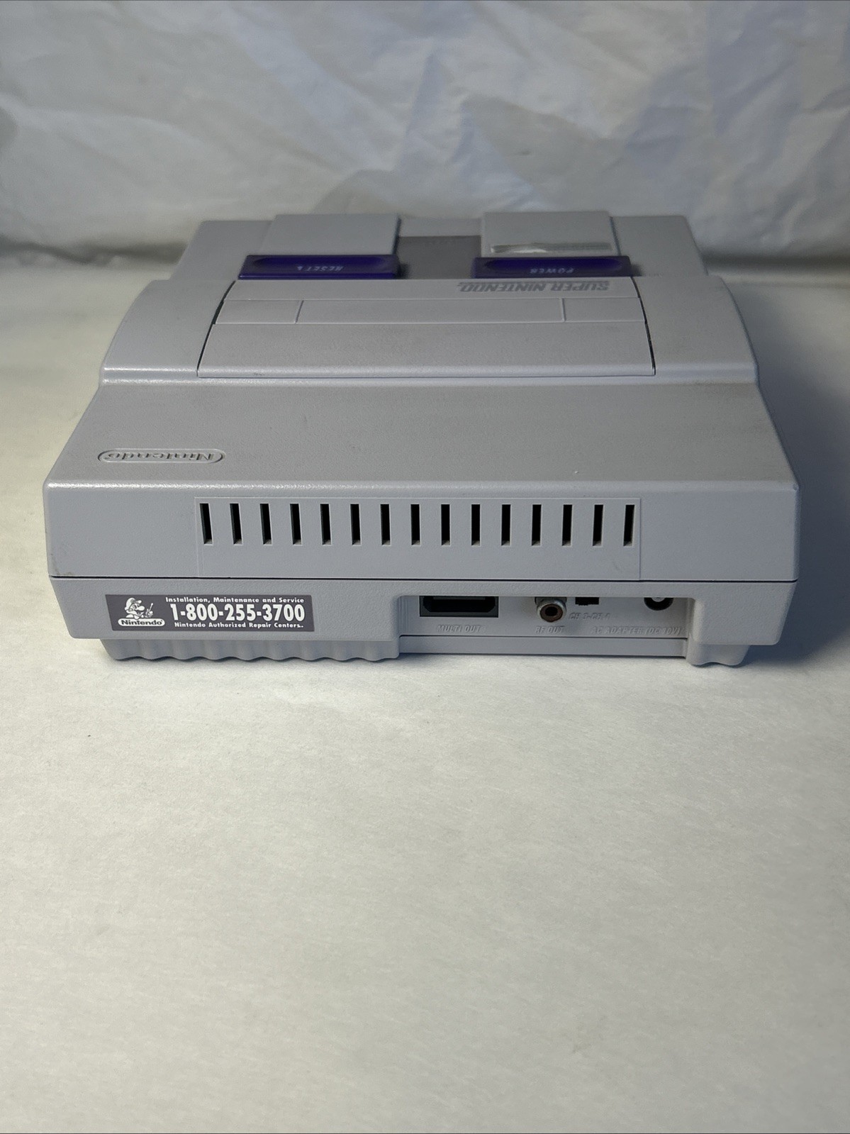 Super Nintendo Entertainment System SNES SNS-001 Console W Mario World All OEM