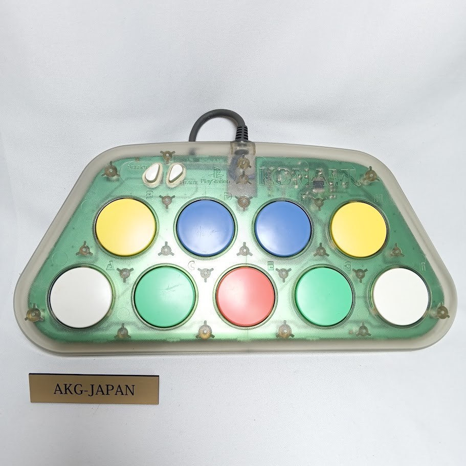 PS1 Pop’n Controller + Pop’n Music 1 – 6 NTSC-J Japan Konami Sony PlayStation
