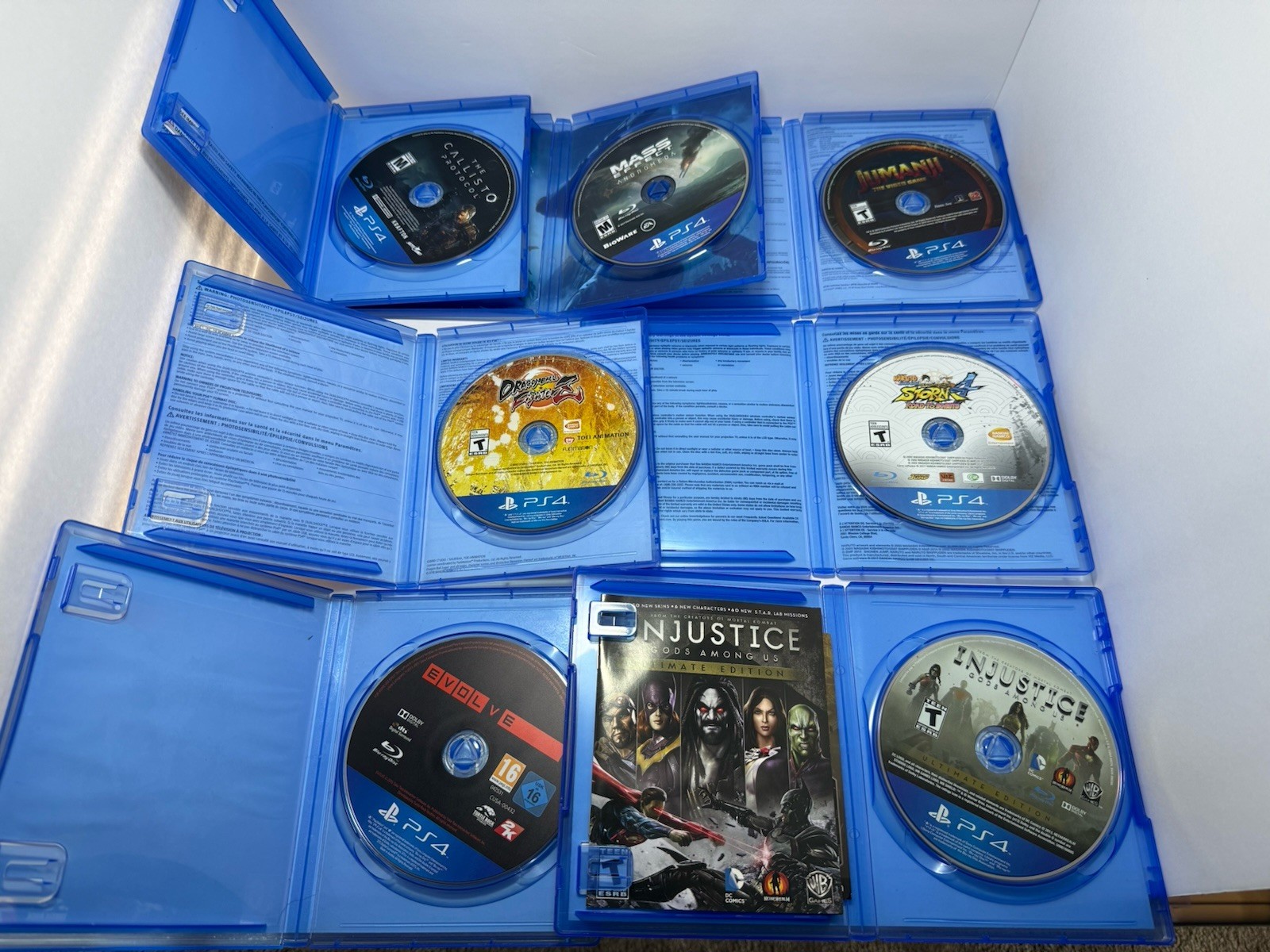 Sony PlayStation 4 PS4 500 GB Console (11.00) w/ 8 Games & Camera, Tested!