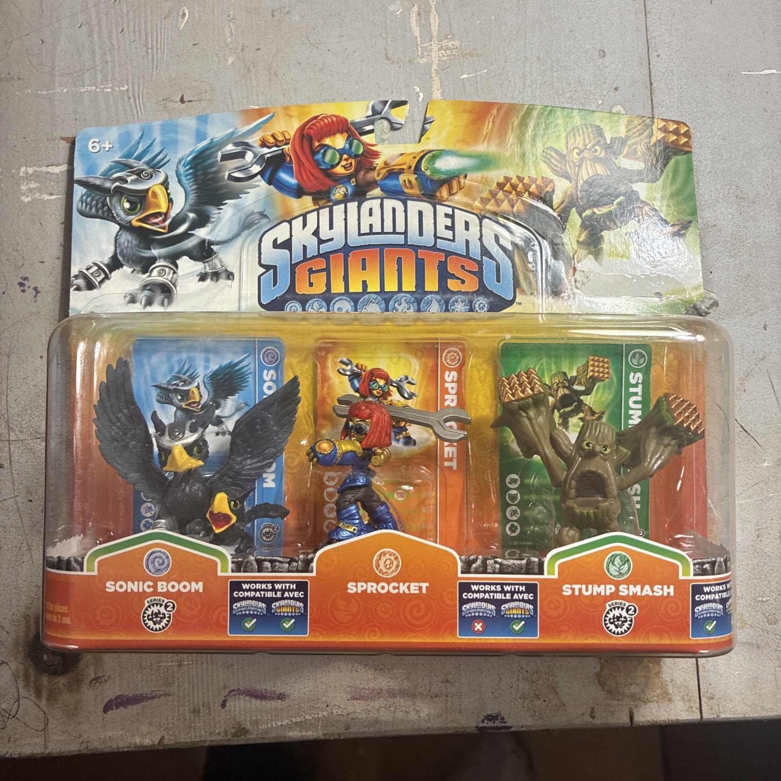 Skylanders: Skylanders Giants Sonic Boom, Sprocket AND Stump Smash