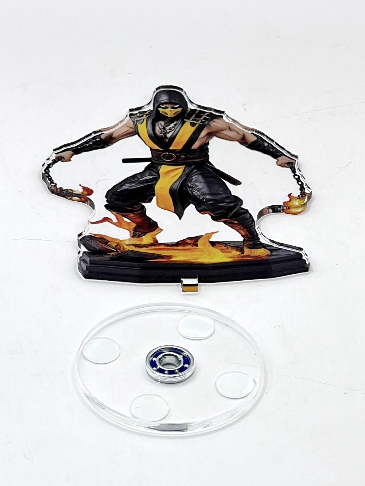 Mortal Kombat The Scorpion 2D Acrylic Stand Collectible Figure for Decor