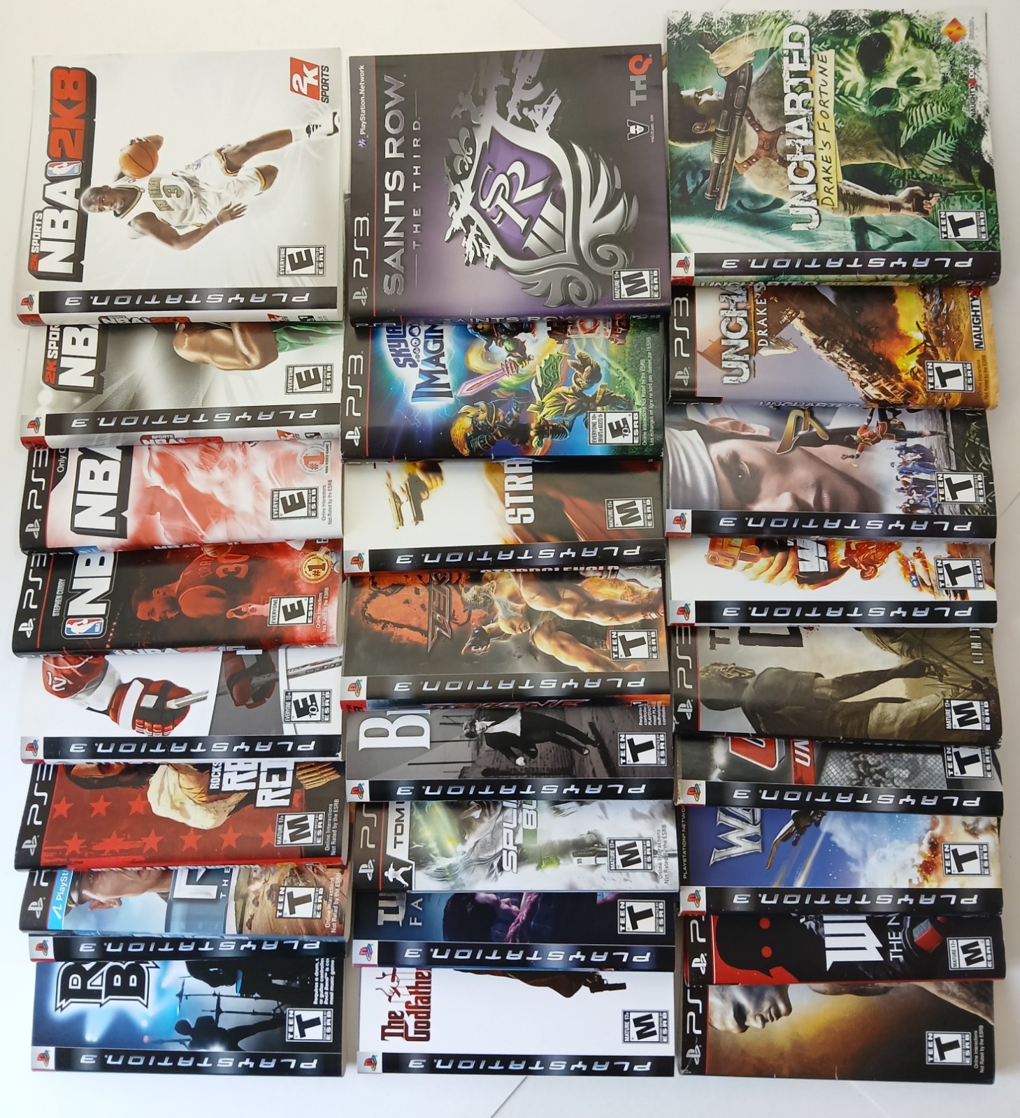 PlayStation 3 PS3 COVER ART – CASE ARTWORK INSERTS ONLY – You Pick/Choose