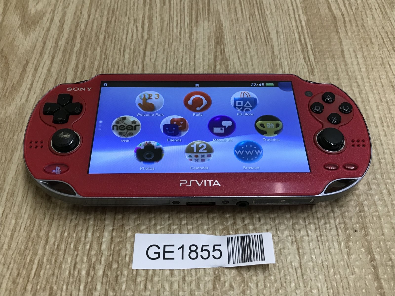 PS Vita PCH-1000 COSMIC RED Console Japan – Tested Working GE1855