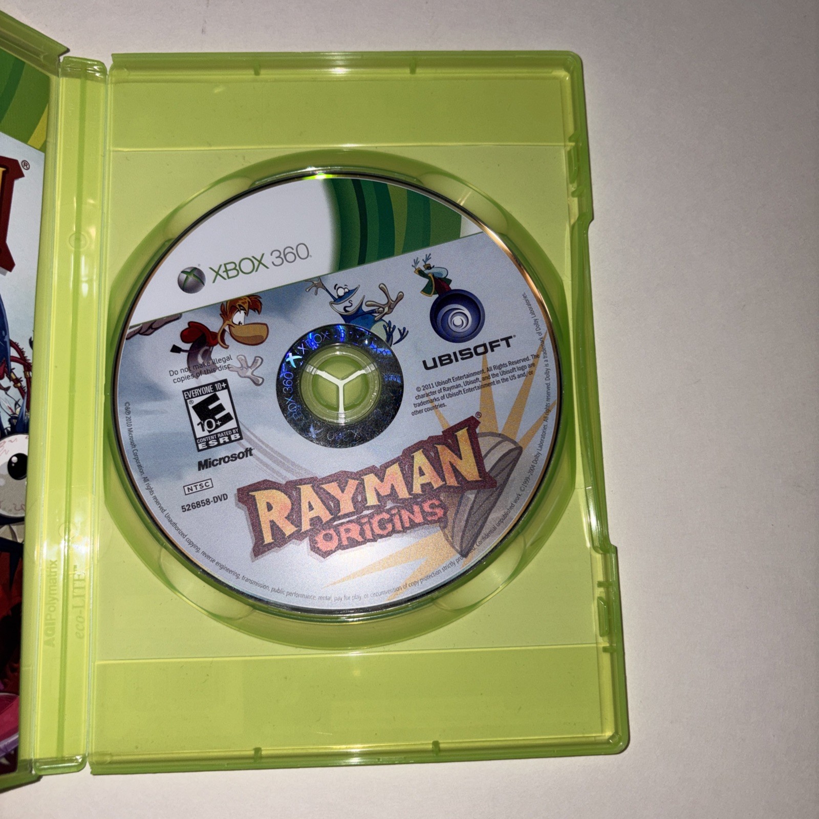 Rayman Origins Microsoft Xbox 360 2011 Complete Untested PREOWNED
