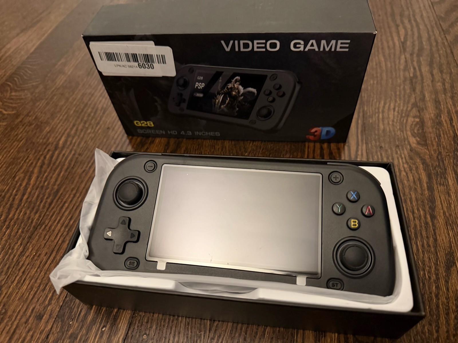 G28 Retro Handheld Video Game Console Linux System 4.3 Inch IPS Screen Portable