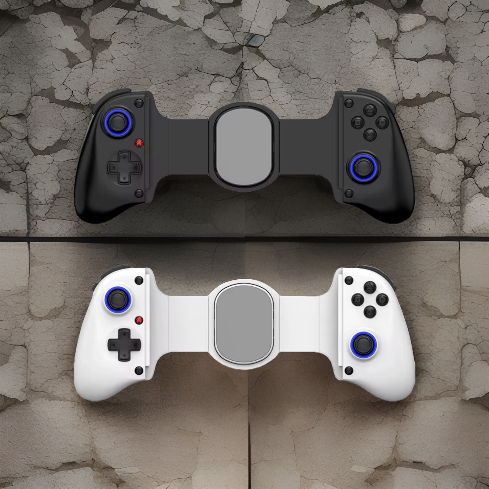 Wireless Mobile Controller for Android Apple, Hall Trigger, Black White