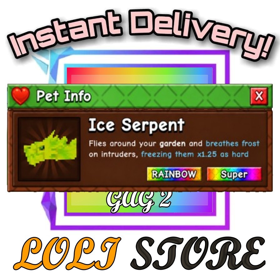 ICE SERPENT ✨ RAINBOW ✨ MEGA ✨ BIG ✨ SAME DAY DELIVERY ✨