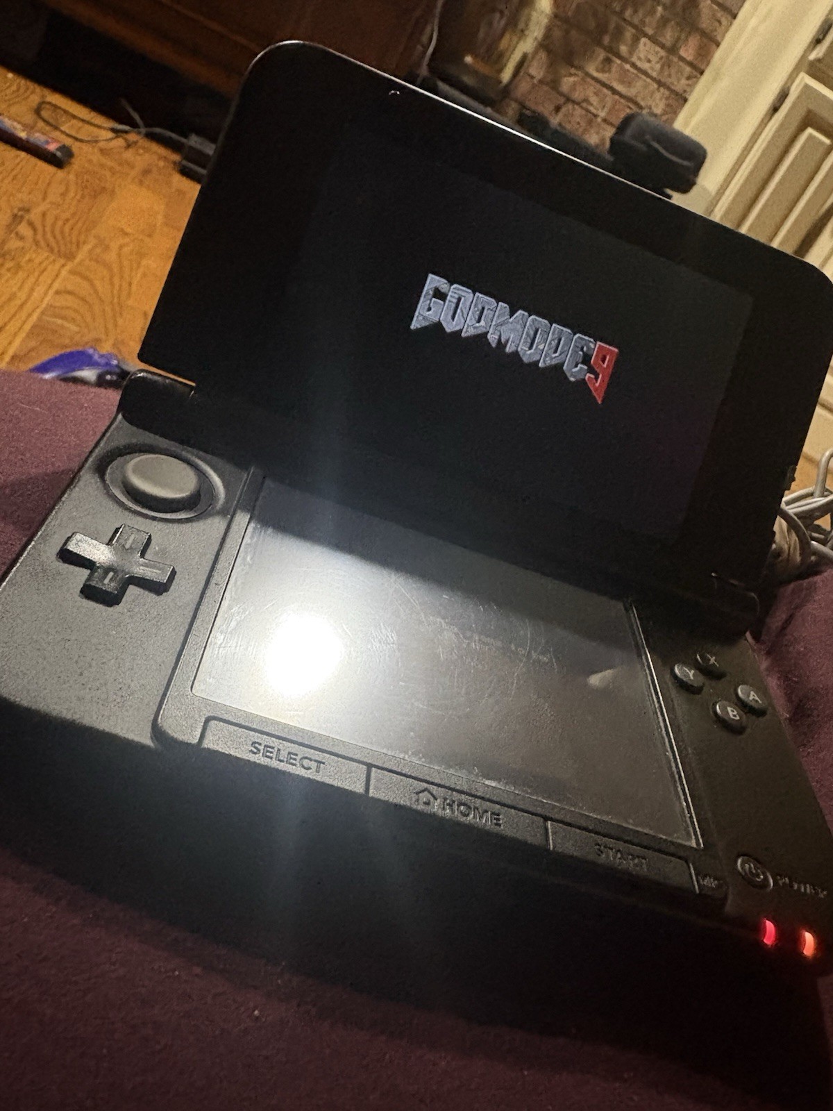 Nintendo 3DS XL Red Black Console Custom Firmware CFW Fully Tested with charger