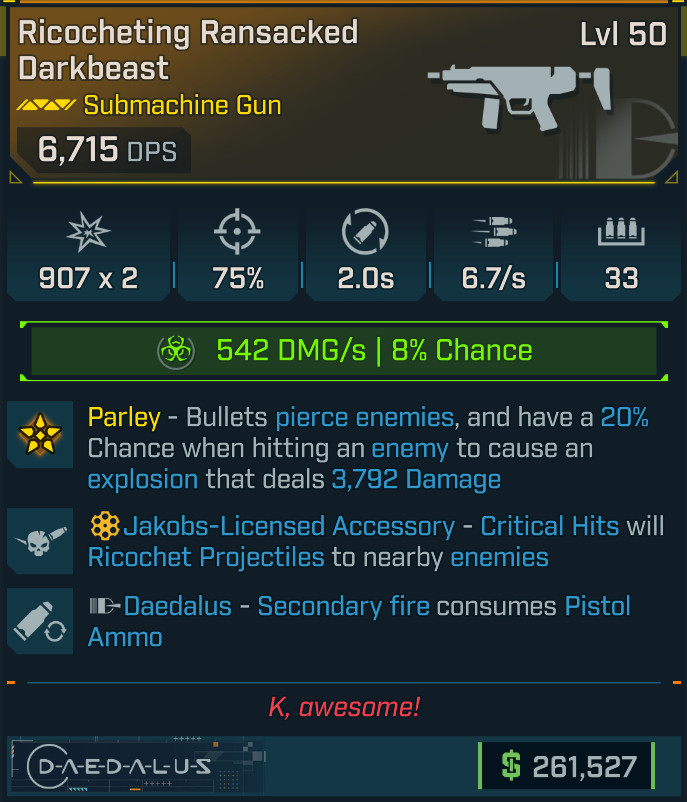 Borderlands 4 – DAEDALUS DARKBEAST SMG’s – 100% CHARITY! (PC/PS/XBOX)