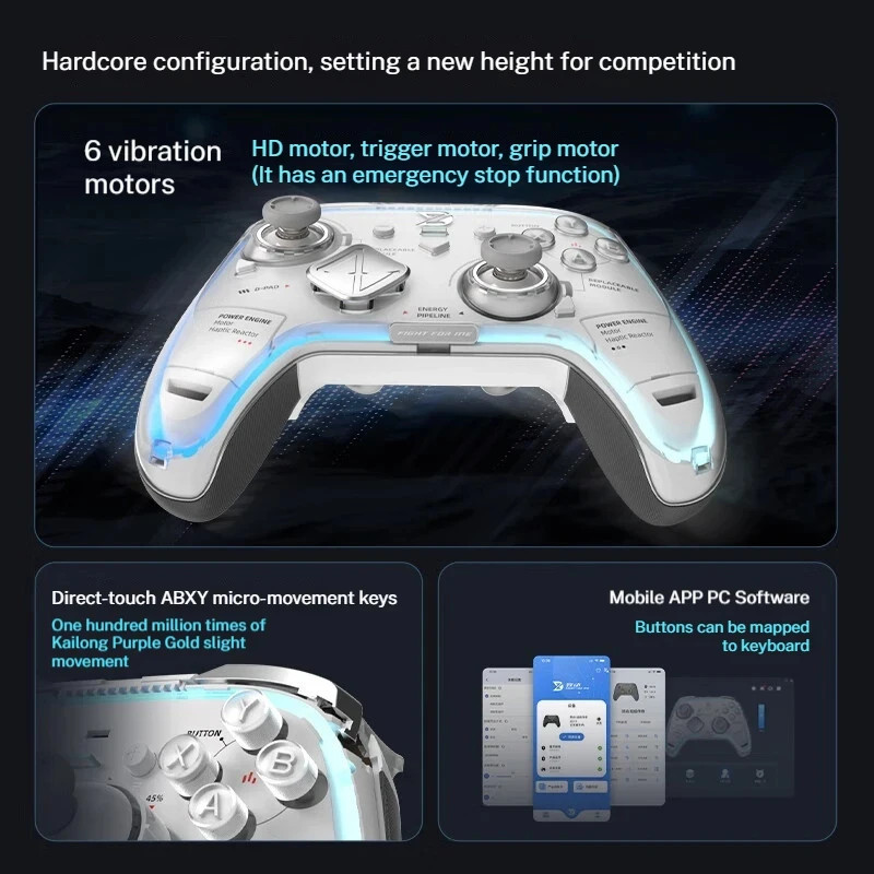 Zd Ultimate Legend Game Controller Elite Modular Sensory Rgb Switch Phone Blueto