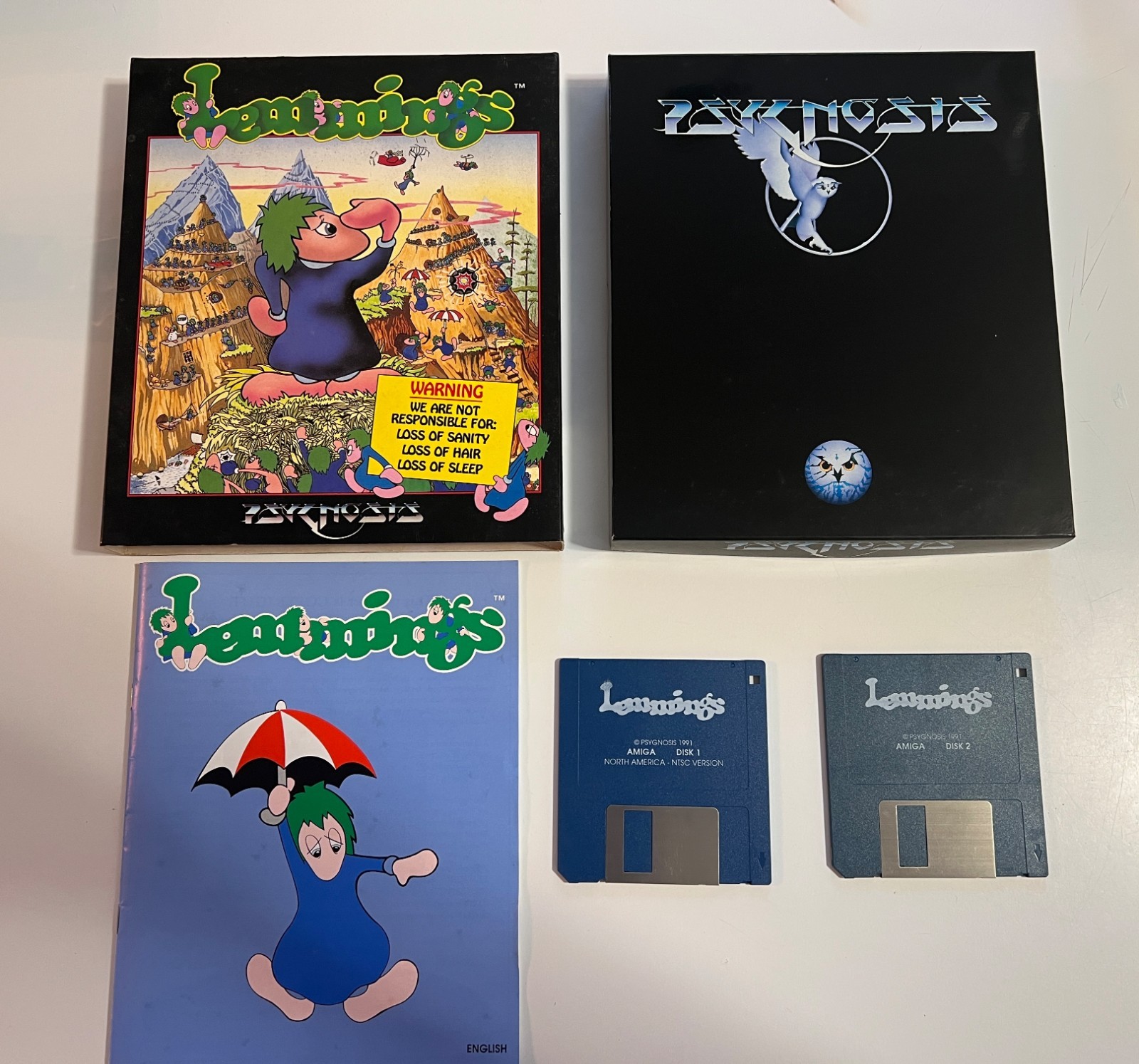 Lemmings – Amiga – Big Box – Retro Game – Complete