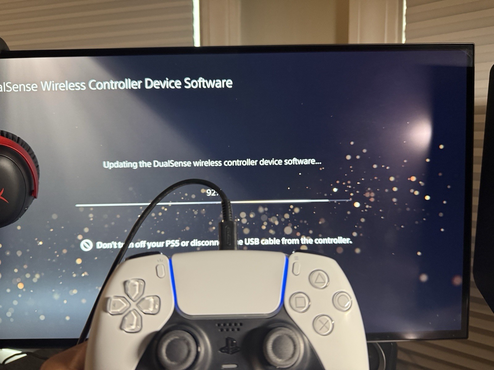 Sony PlayStation 5 PS5 DualSense Wireless Controller White CFI-ZCT1W TESTED