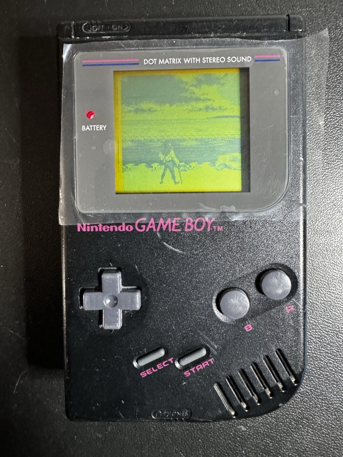 Original Nintendo Game Boy Black Play It Loud Maui Mallard Cold Shadow Tested