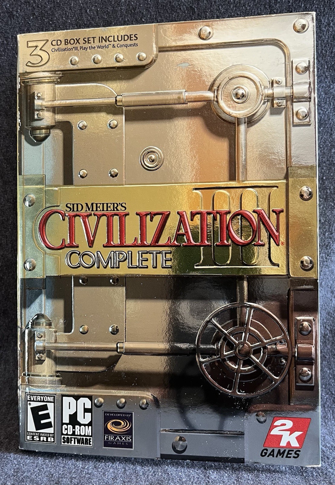 Sid Meiers Civilization III Complete PC Game NEW Sealed (see pics) Big Box 3-CD