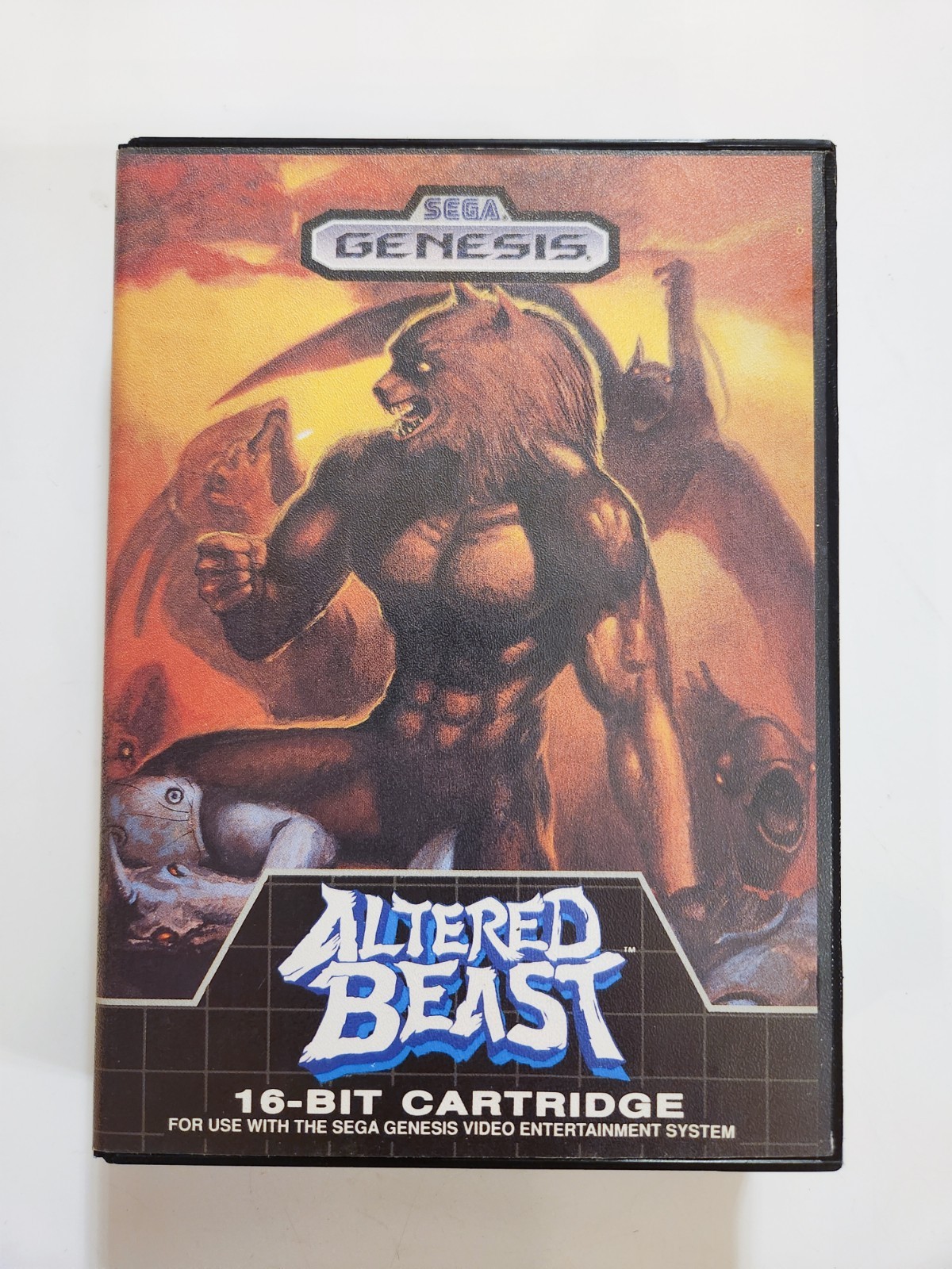 Altered Beast Sega Genesis Tested Case No Manual