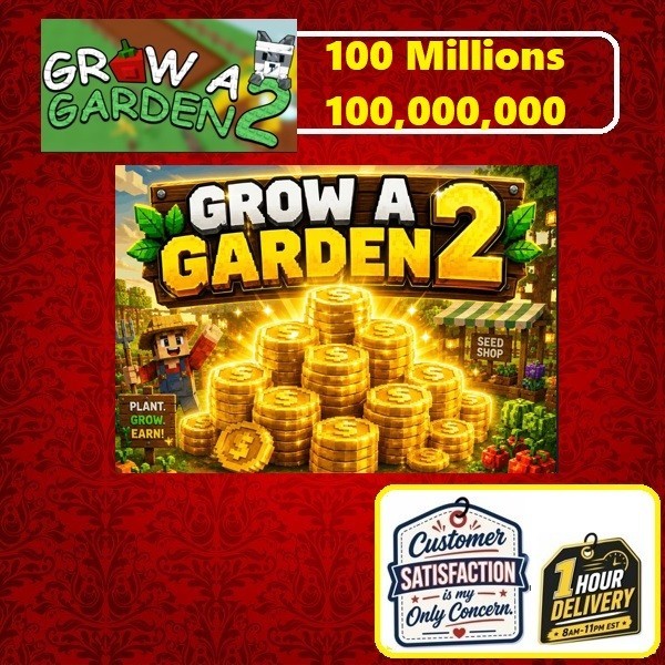 Grow A Garden 2 (GAG2) 🌟 100M Sheckles