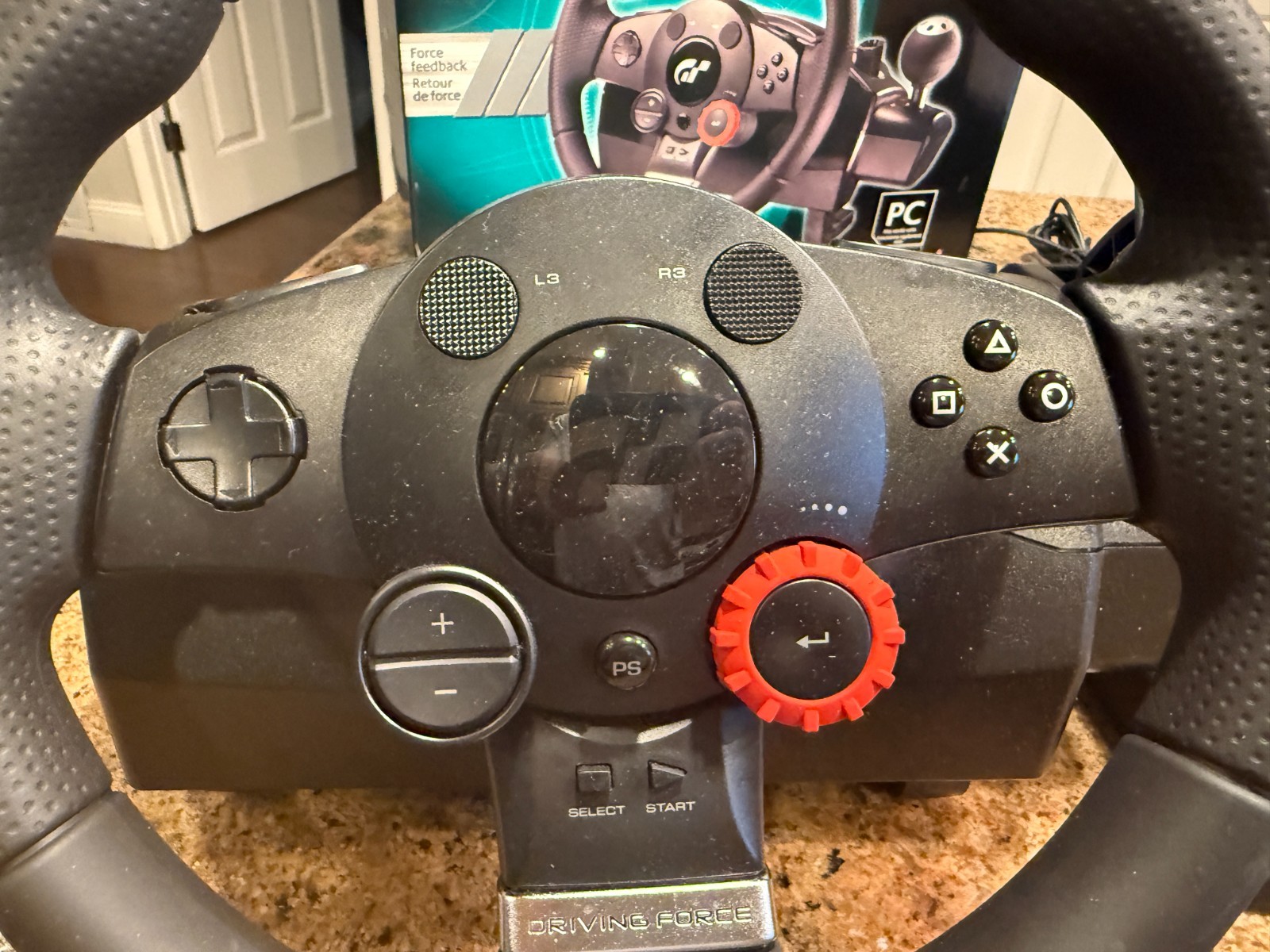 Logitech Driving Force GT Racing Wheel & Pedal Set PlayStation 3 and PC
