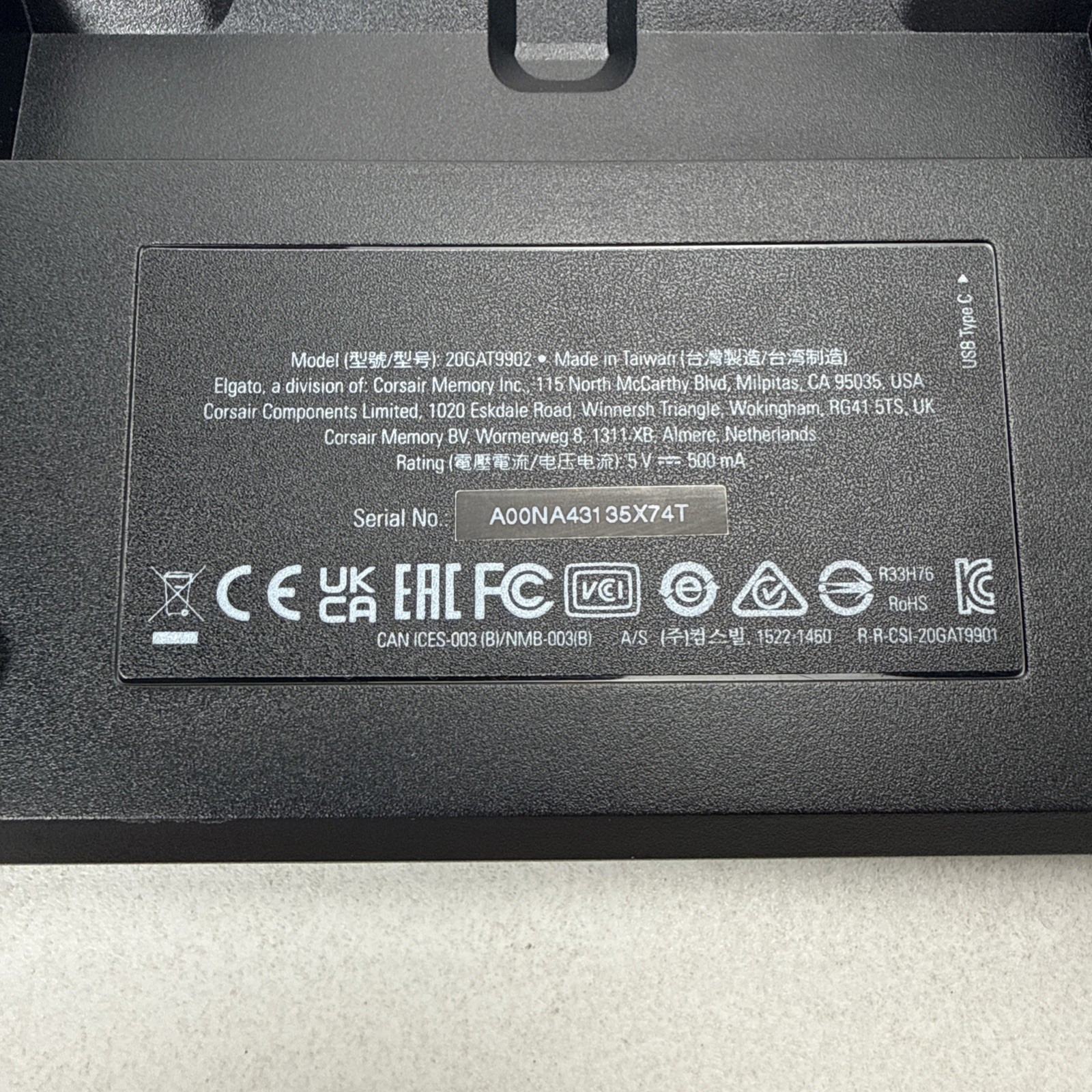 Elgato Stream Deck XL 32-Key Macro Controller Stand USB-C Cable Tested Works