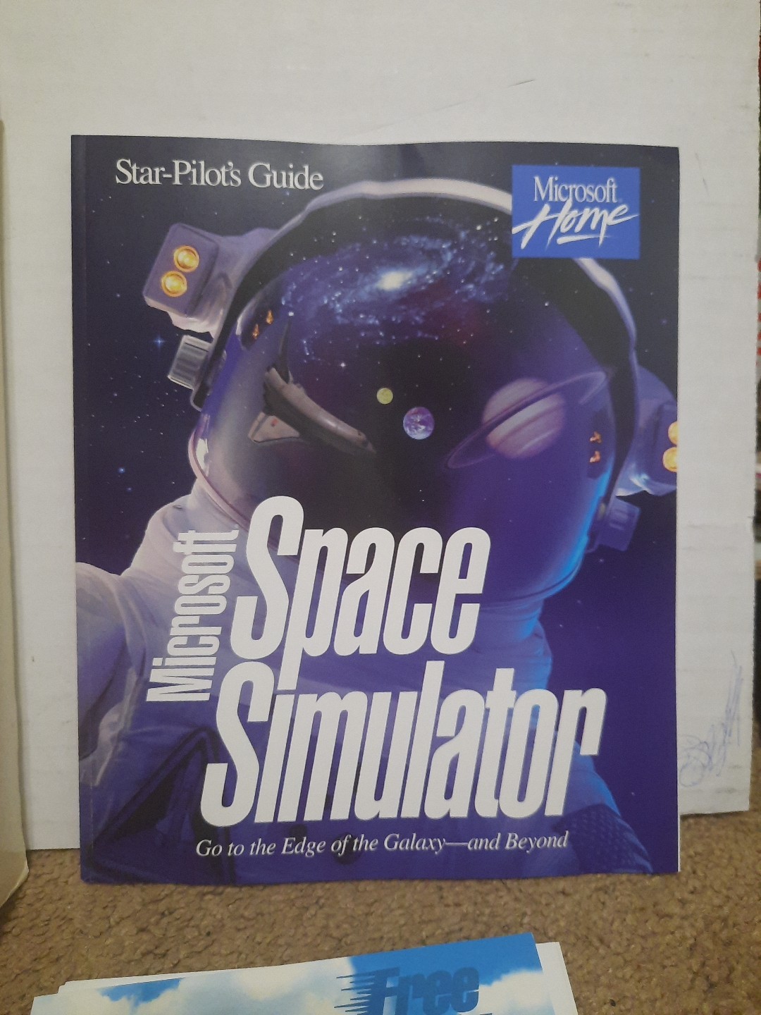 1995 Microsoft Space Simulator PC 3.5 In Floppy