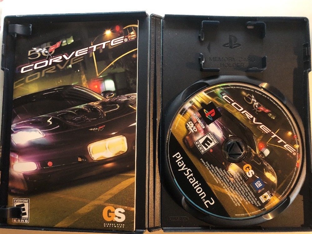 Corvette (Sony PlayStation 2, 2004),Cleaned And Tested,CIB