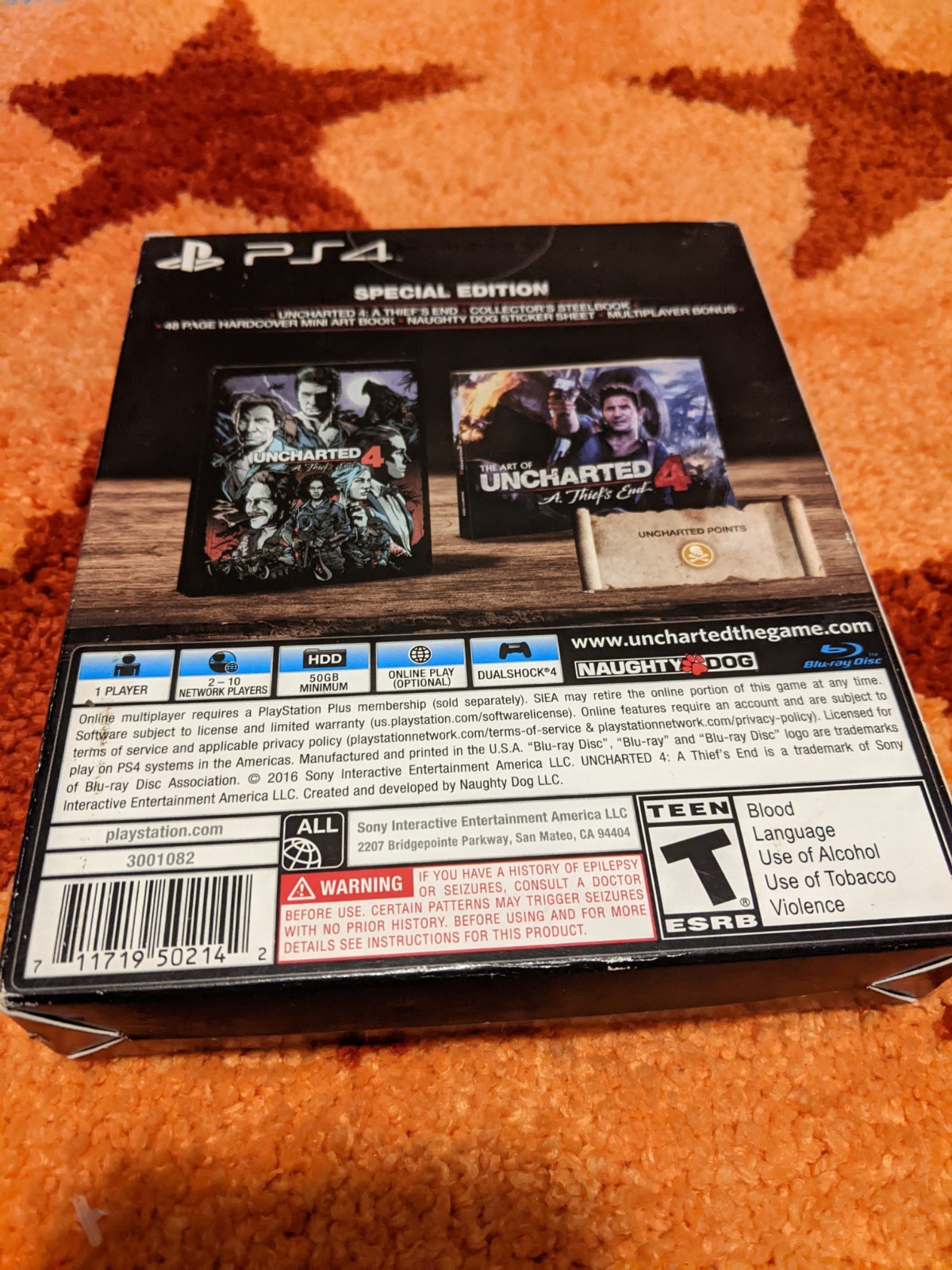 Uncharted 4 Special Edition PS4 New Sealed