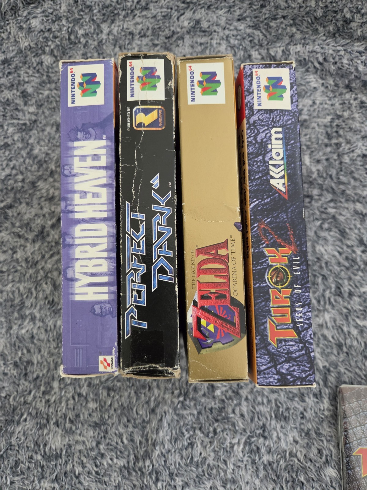 Nintendo 64 Games – Ocarina Of Time / Turok 2 / Hybrid Heaven / Perfect Dark N64
