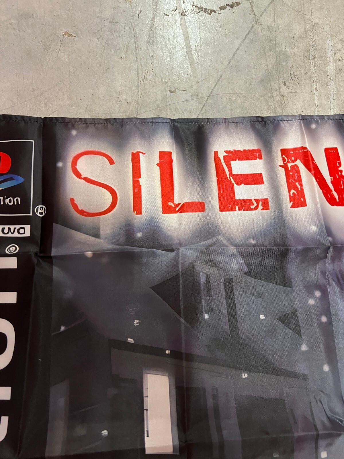 Silent Hill PS1 Custom Wall Flag Tapestry 3 x 3 Ft, Playstation 1 *FLAWED, READ*