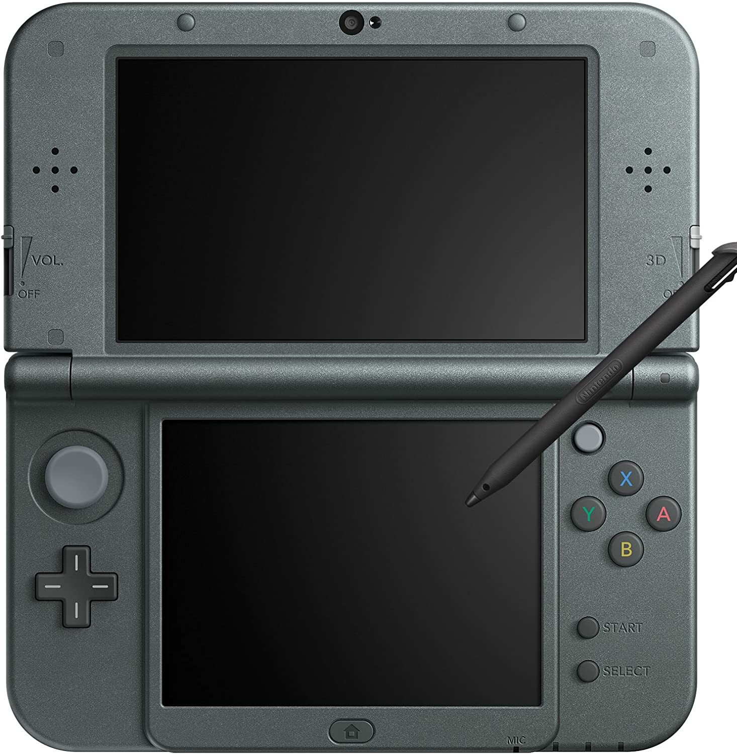 Japanese New Nintendo 3DS XL LL METALLIC BLACK only console RED-001