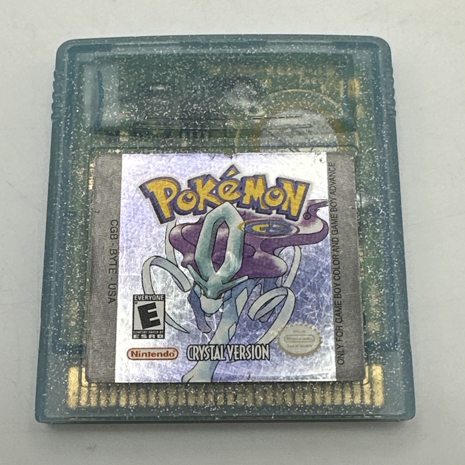 Pokemon Crystal Version Authentic Nintendo Gameboy, Tested Working – NEW BATTERY